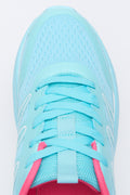 Turquoise Panel Detail Sporty Trainers (4)