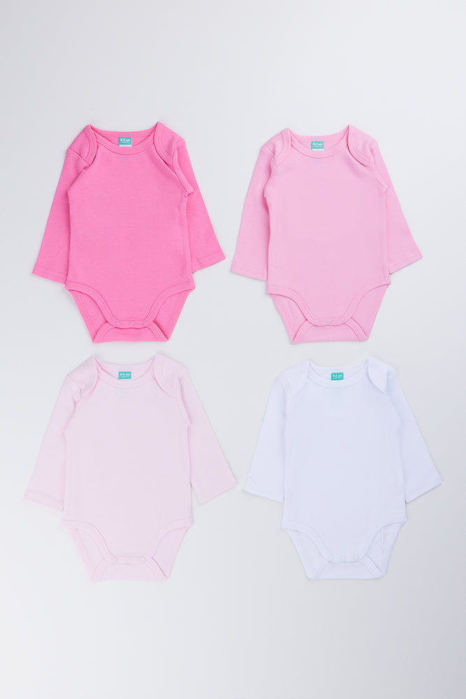 4 Pack Long Sleeve Bodysuits