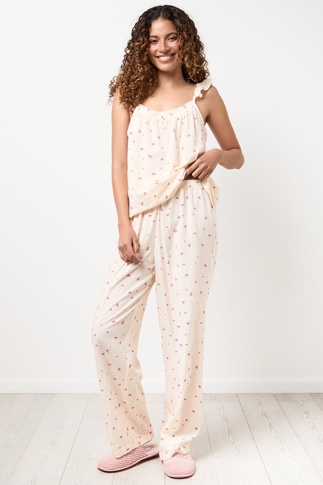 Floral Woven Cami Long Set (4)