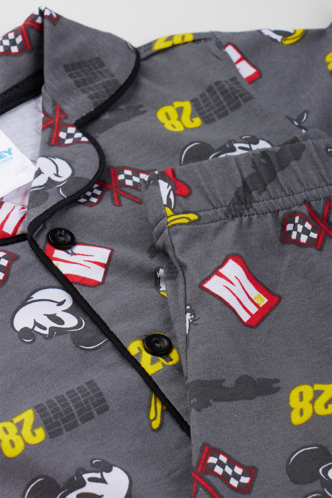 Mickey Mouse Grey Short Sleeve Pyjama  Set (1)