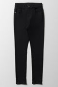 Black Slim Fit Five Pocket Denim Jeans