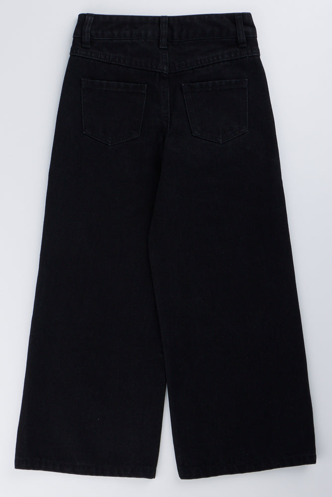 Black Wide Leg Jeans (2)