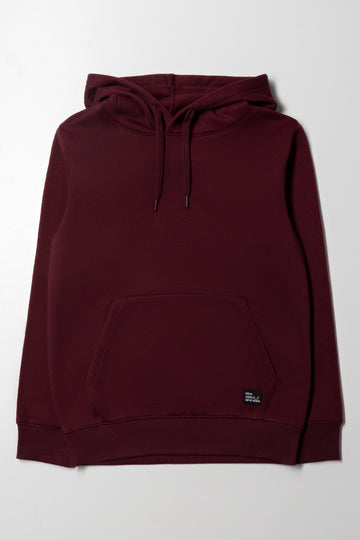 Wine Regular Fit Hooded Tracktop