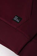 Wine Regular Fit Hooded Tracktop (1)