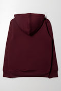 Wine Regular Fit Hooded Tracktop (2)