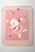 Pink Bunny Plush Blanket (2)