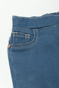 Mid Blue Elastic Waist Jegging (1)