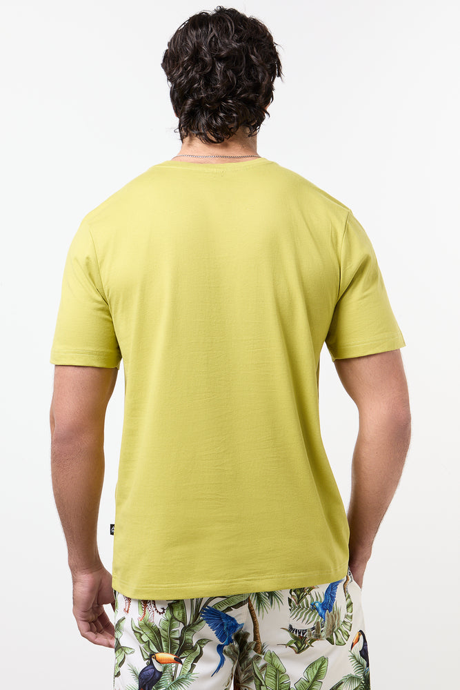 Chartreuse Crew Neck T-Shirt (2)