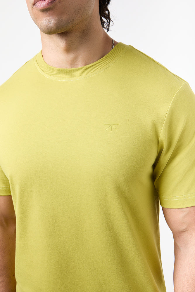 Chartreuse Crew Neck T-Shirt (3)
