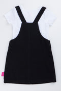 Barbie Heart Embroidered Pinafore Set (2)