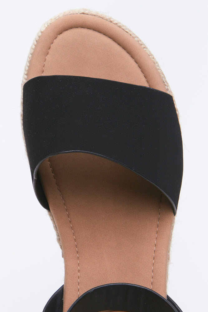 Black Ankle Strap Espadrille Sandals (4)