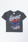 Spider-Man Dark Grey Graphic T-Shirt