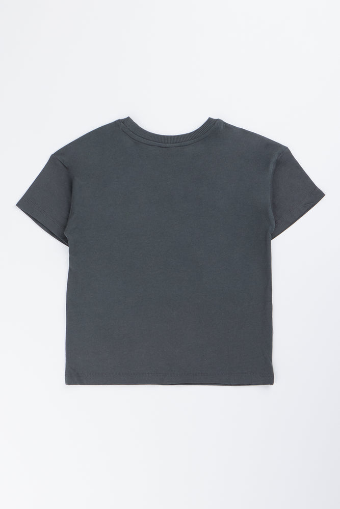 Spider-Man Dark Grey Graphic T-Shirt (2)