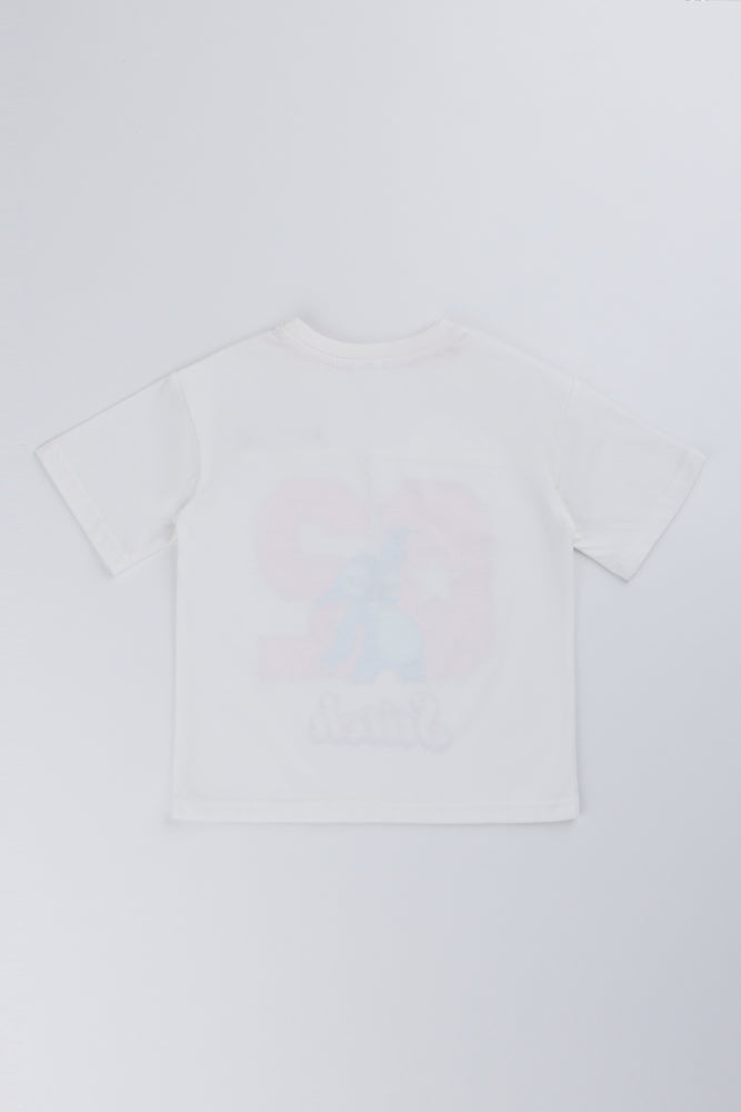 Stitch Rhinestone Graphic T-Shirt (2)