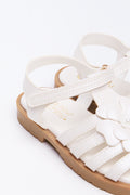 White Floral Fisherman Sandals (3)