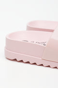 Pink Glitter Bow Jelly Slides (3)