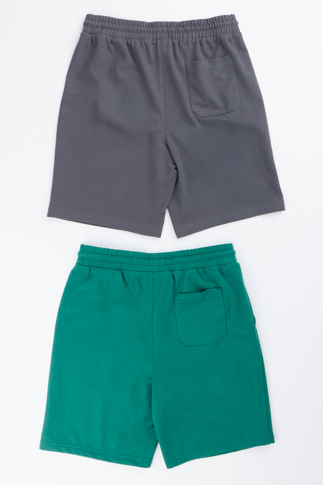 2 Pack Knit Shorts (2)