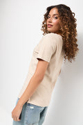 Stone Fitted Crewneck T-Shirt (2)