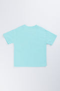 Textured Surf Waves Oversized T-Shirt (2)
