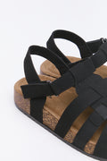 Black Casual Fisherman Sandals (3)