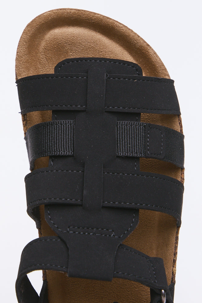 Black Casual Fisherman Sandals (4)