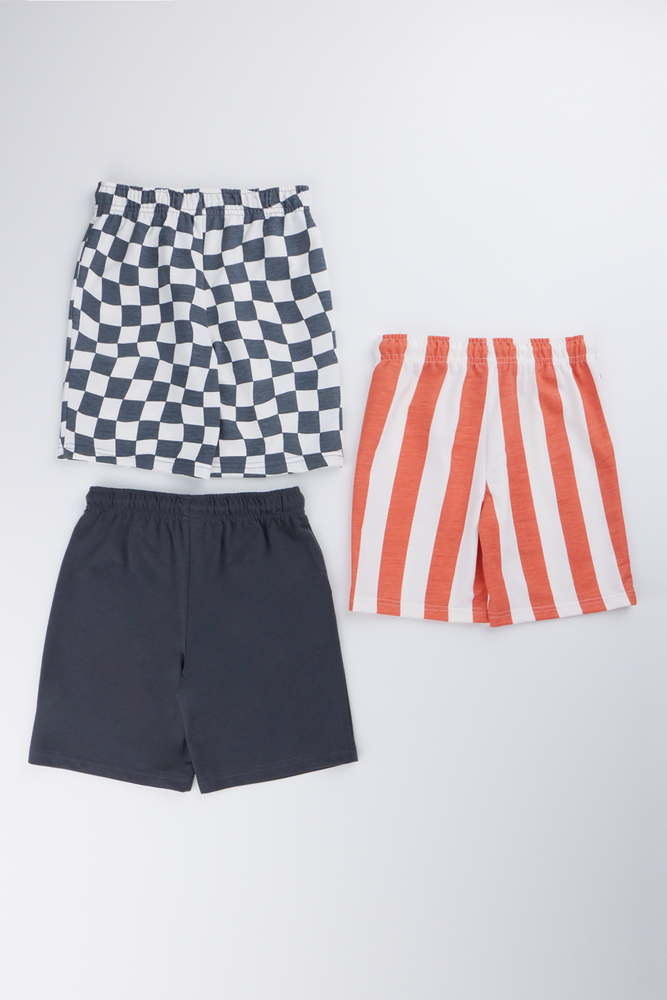 3 Pack Versatile Fleece Shorts (2)