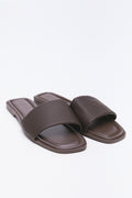 Chocolate Classic Band Mules
