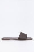 Chocolate Classic Band Mules (1)