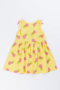 Yellow Tweety Bird Print Dress (2)