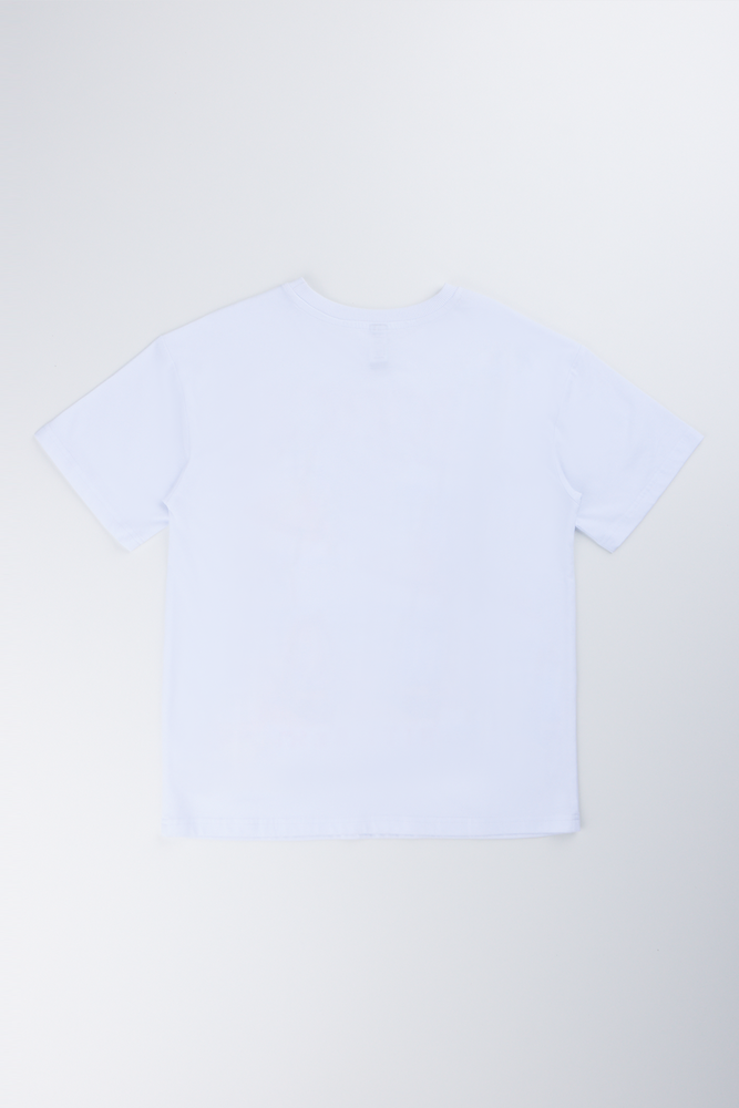 White Tropical Club Oversized T-Shirt (2)