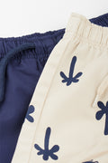 Palm Print Woven Shorts 2 Pack (1)