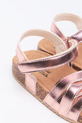 Rose Gold Strappy Cork Sandals (3)