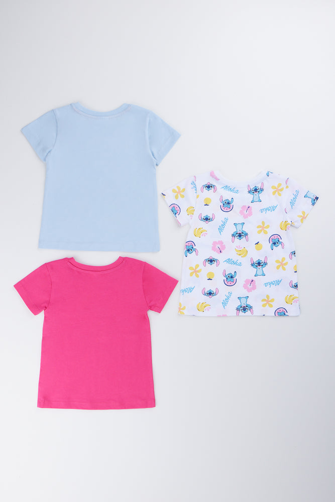 Stitch Cotton Graphic T-Shirt 3 Pack (2)