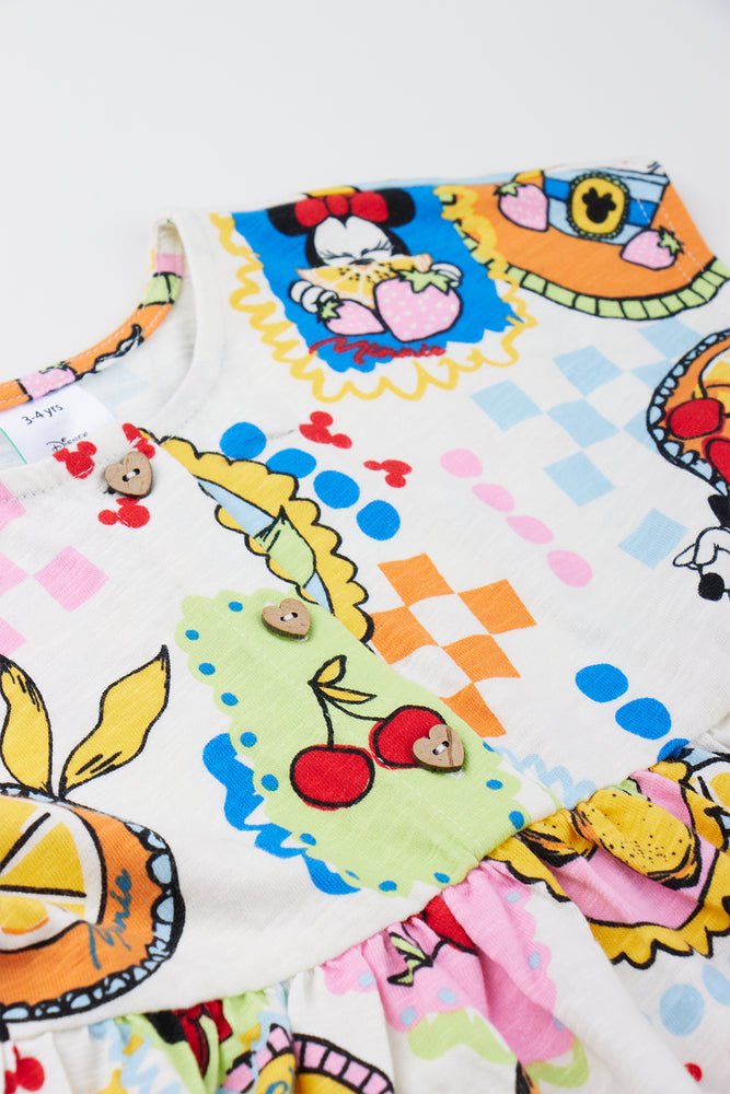 Minnie Mouse Fruit Print Dress (1)