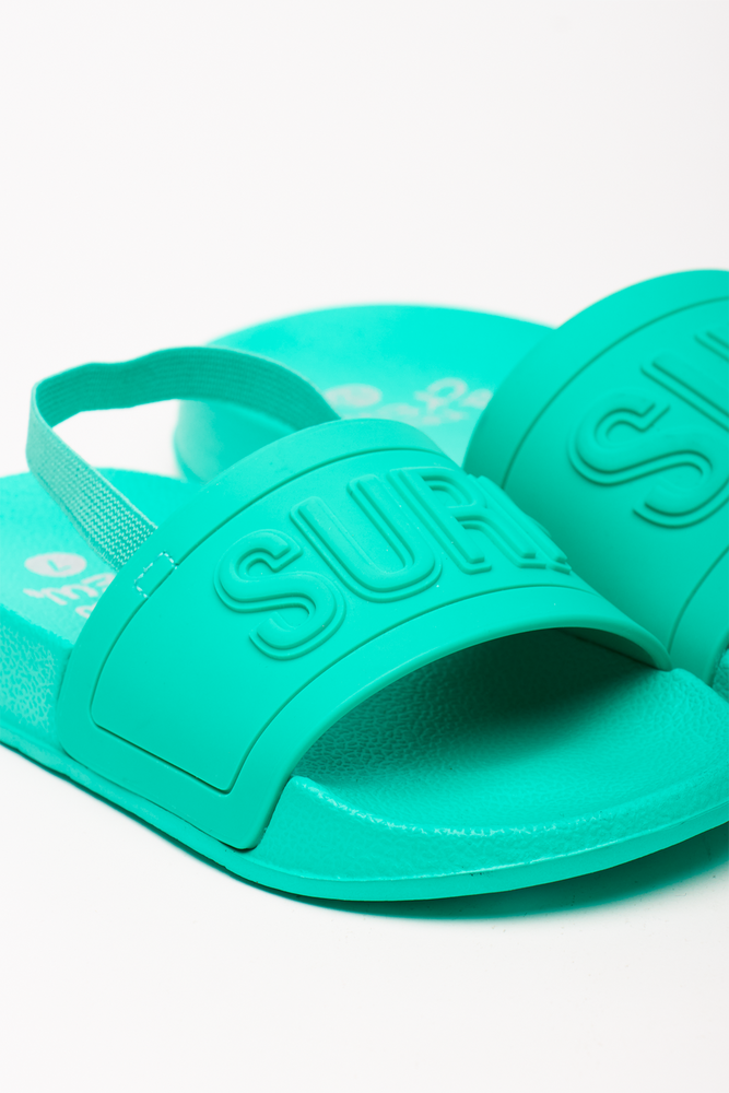 Green Embossed Lettering Slides (2)