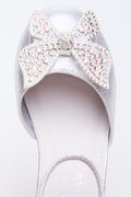 Silver Butterfly Trim Block Heels (4)