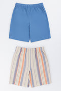 2 Pack Woven Casual Shorts (2)