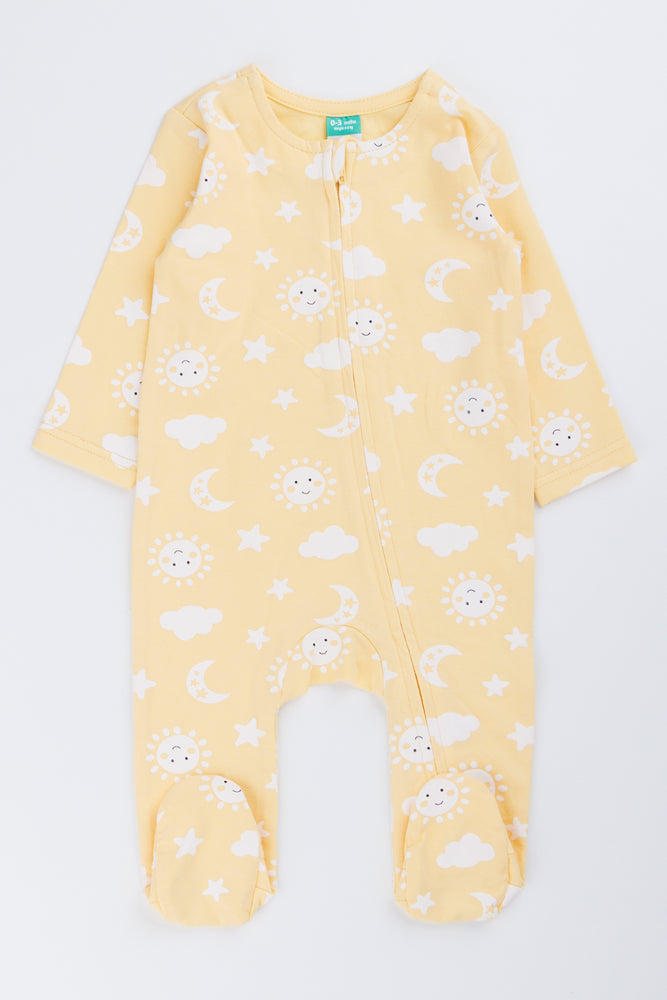 Sun and Moon Sleepsuit