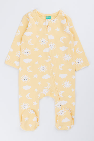 Sun and Moon Sleepsuit