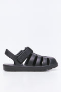 Black Caged Sandals (1)