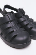 Black Caged Sandals (2)