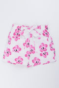 Floral Print Cotton Woven Shorts