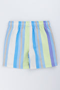 Multi Colour Striped Swim Shorts (2)