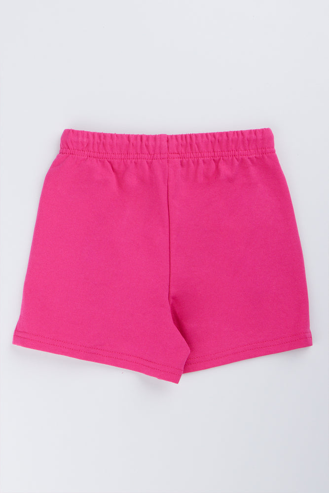 Pink Stitch Scuba Shorts (2)