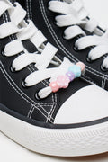 Black Beaded High Top Sneakers (2)