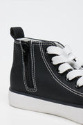 Black Beaded High Top Sneakers (3)