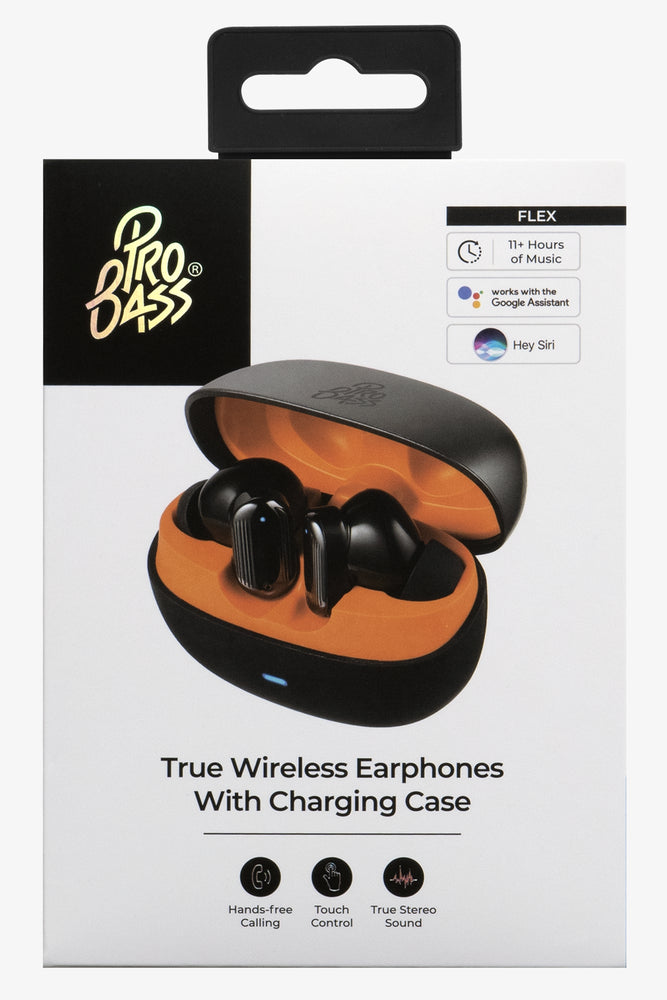 Orange Pro Bass Earphones