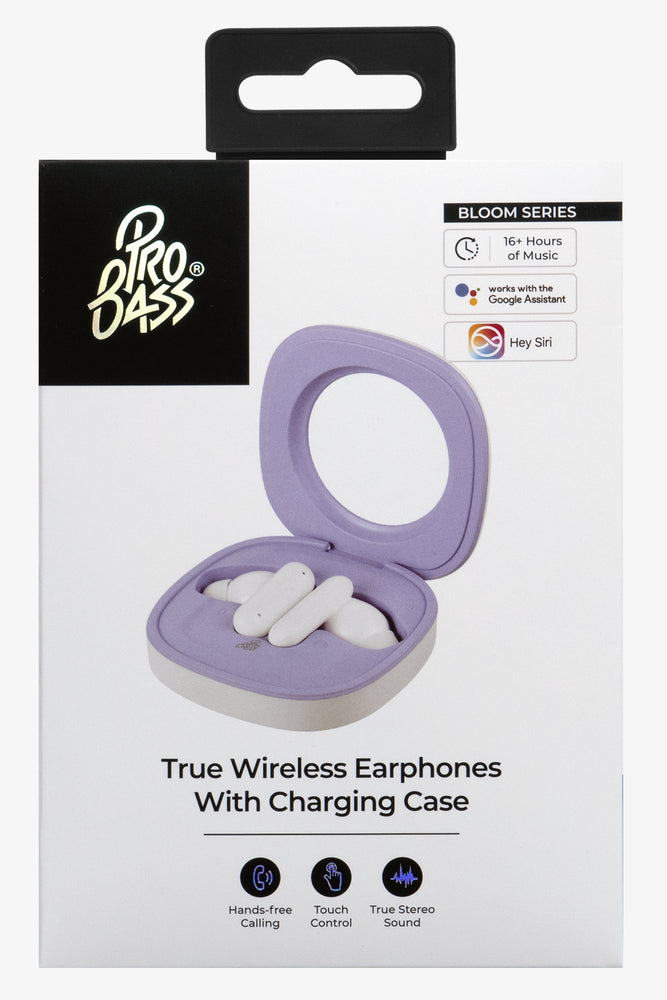 Purple Pro Bass Earphones