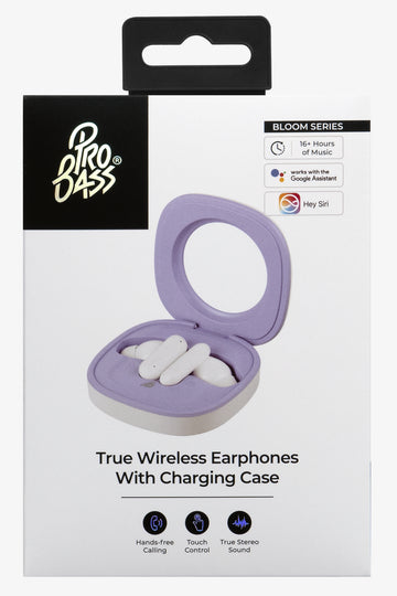 Purple Pro Bass Earphones
