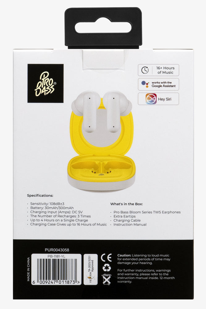 Yellow Pro Bass Earphones (4)